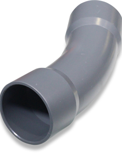Bend 30deg PVC 63mm small